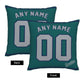 Custom Seattle Mariners Pillow Decorative Throw Pillow Case - Print Personalized Football Team Fans Name & Number Birthday Gift Football Pillows