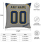 Custom Milwaukee Brewers Pillow Decorative Throw Pillow Case - Print Personalized Football Team Fans Name & Number Birthday Gift Football Pillows