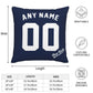 Custom New York Yankees Pillow Decorative Throw Pillow Case - Print Personalized Football Team Fans Name & Number Birthday Gift Football Pillows