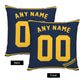 Custom Milwaukee Brewers Pillow Decorative Throw Pillow Case - Print Personalized Football Team Fans Name & Number Birthday Gift Football Pillows