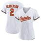 Baltimore Orioles #2 Gunnar Henderson White Authentic Player Jersey Baseball Jerseys