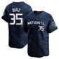 Colorado Rockies #35 Elias Diaz Royal Home Replica Player Name Jersey Baseball Jerseys