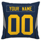 Custom GB.Packers Pillow Decorative Throw Pillow Case - Print Personalized Football Team Fans Name & Number Birthday Gift Football Pillows
