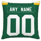 Custom GB.Packers Pillow Decorative Throw Pillow Case - Print Personalized Football Team Fans Name & Number Birthday Gift Football Pillows
