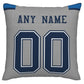 Custom D.Cowboys Pillow Decorative Throw Pillow Case - Print Personalized Football Team Fans Name & Number Birthday Gift Football Pillows
