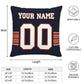 Custom C.Bears Pillow Decorative Throw Pillow Case - Print Personalized Football Team Fans Name & Number Birthday Gift Football Pillows