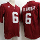 A.Crimson Tide #6 DeVonta Smith Red 2023 F.U.S.E. Stitched Jersey College Jerseys