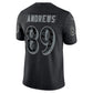 B.Ravens #89 Mark Andrews Black RFLCTV Limited Jersey Stitched American Football Jerseys