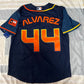 Baseball Jerseys New Houston Astros 44 Yordan Alvarez Navy Stitched 2022 Space City Connect Jerseys