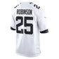 J.Jaguars #25 James Robinson White Game Jersey Stitched American Football Jerseys