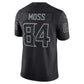 MN.Vikings #84 Randy Moss Black Retired Player RFLCTV Limited Jersey Stitched American Football Jerseys