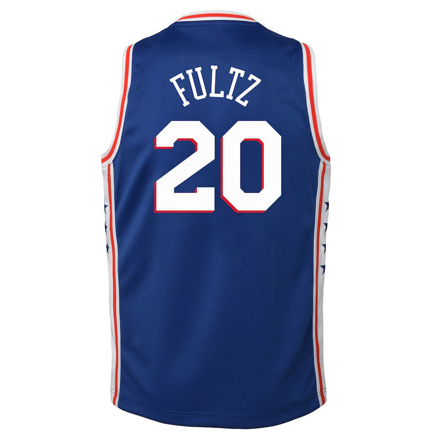 PH.76ers #20 Markelle Fultz Swingman Jersey Blue Icon Edition Stitched American Basketball Jersey