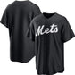 New York Mets Black Stitches Team Fashion Jersey Baseball Jerseys