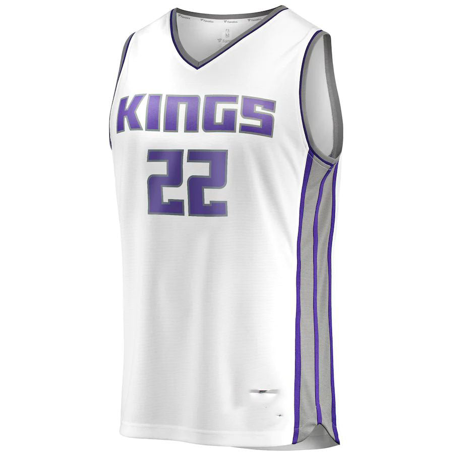 S.Kings #22 Richaun Holmes Fanatics Branded Fast Break Player Replica Jersey Association Edition White Stitched American Basketball Jersey