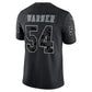 SF.49ers #54 Fred Warner Fred Warner Black RFLCTV Limited Jersey Stitched American Football Jersey